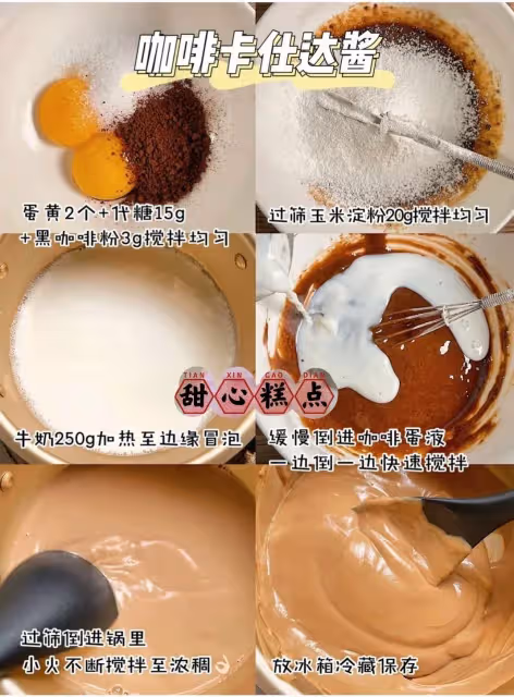 無油低卡‼️6種卡仕達醬🍰甜品萬用零基礎get
