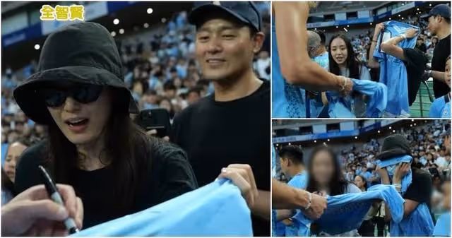 全智賢結婚11年終於現身框中，揭開面紗，丈夫如巨星，實力寵老婆