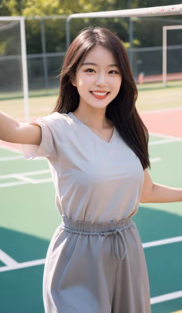 迷你裙時尚女孩氣質十足，女人味百變
