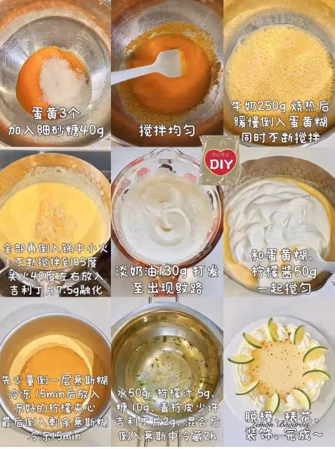 夏天就要吃酸酸甜甜的檸檬巴巴露亞🍋附教程