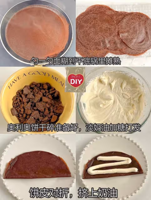 免烤箱❗️奧利奧mini可可毛巾卷❗️簡單好吃