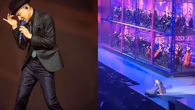 張學友演唱會上摔倒,上場前就頭暈,為不辜負粉絲堅持演出