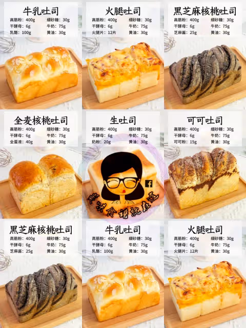 萬能吐司配方大公開❗輕鬆掌握吐司換算技巧