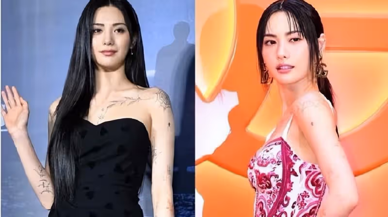 知名女星透露，自己擦去身上紋身的原因，是在母親的要求下