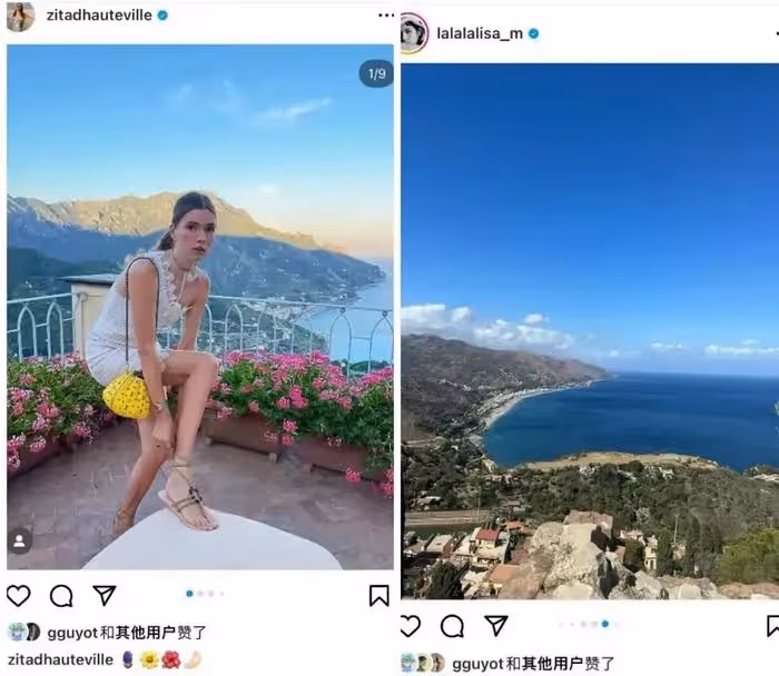 Lisa和LV三公子機場同框被偶遇,雙方家人開始互關,戀情已坐實?