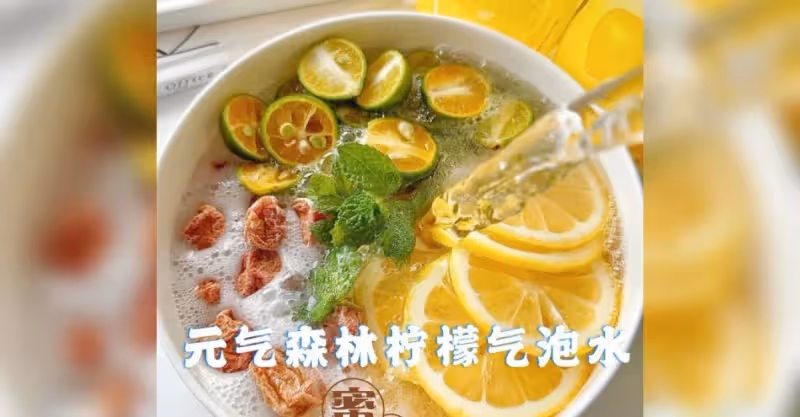 2分鐘輕鬆搞定😋‼️開胃解署‼️爽爆了‼️酸酸甜甜的元氣森林檸檬氣泡水
