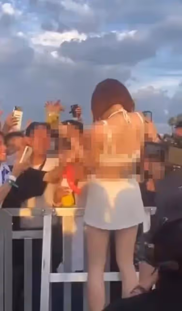 韓國女藝人在日本大阪音樂節被多人襲胸!誰還說日本人素質高?