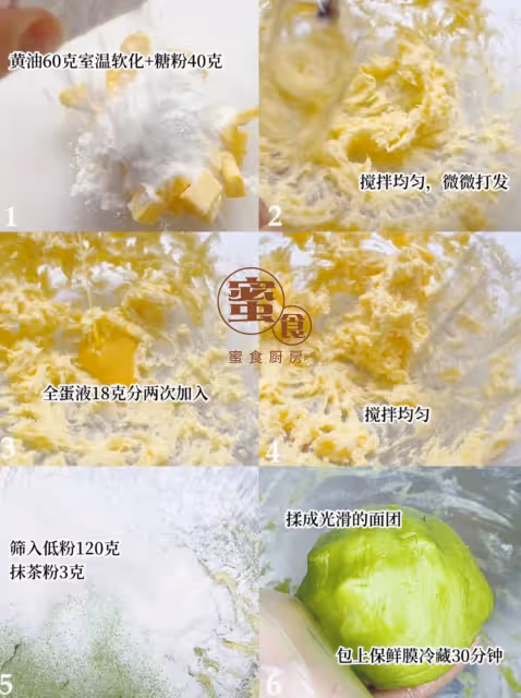 無模具‼️軟萌可愛😍的卡通大眼仔抹茶曲奇餅乾😋💕