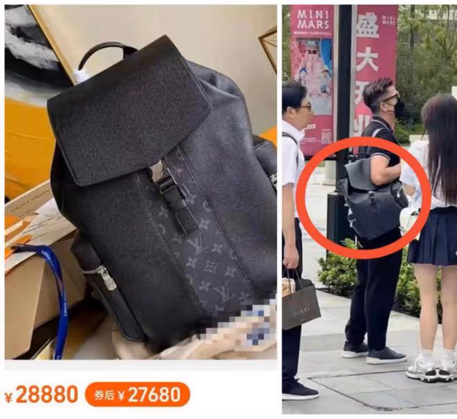 8月18日,郭富城陪老婆回娘家引發熱議!一款奢侈品包背了很多年