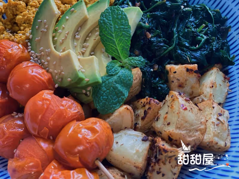 素食彩虹碗🌈‼️低卡食物😋