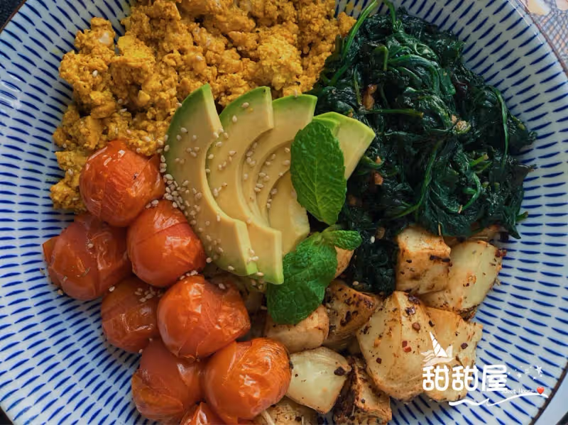 素食彩虹碗🌈‼️低卡食物😋