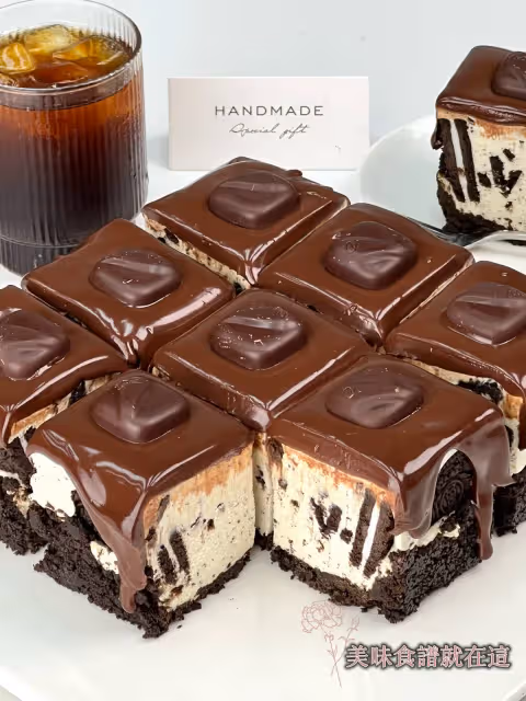 🟤免烤箱‼️四重口感🍫巧克力芝士蛋糕