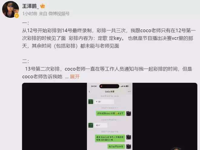 王澤鵬終於發聲!公開與李玟聊天記錄,揭露好聲音故意整李玟黑幕