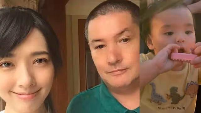 向佐曬與郭碧婷游西湖，首曝兒子高清正面照，弟弟似混血兒超像外公