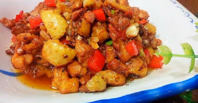 雞丁這麼炒，簡單快手，香辣下飯，我家三天兩頭做著吃