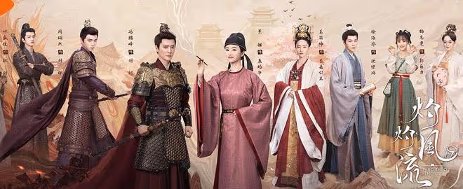 《灼灼風流》首播,馮紹峰臉龐浮腫狀態差?景甜演甜美女官,好颯