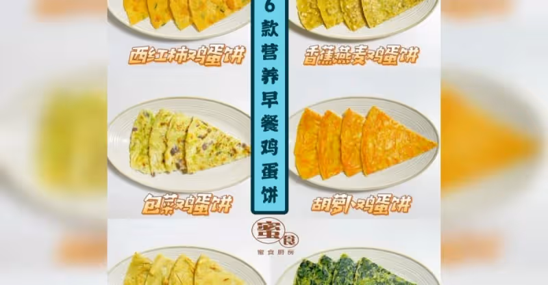 ＃營養早餐雞蛋餅＃懶人低卡低脂早餐‼️😋😋