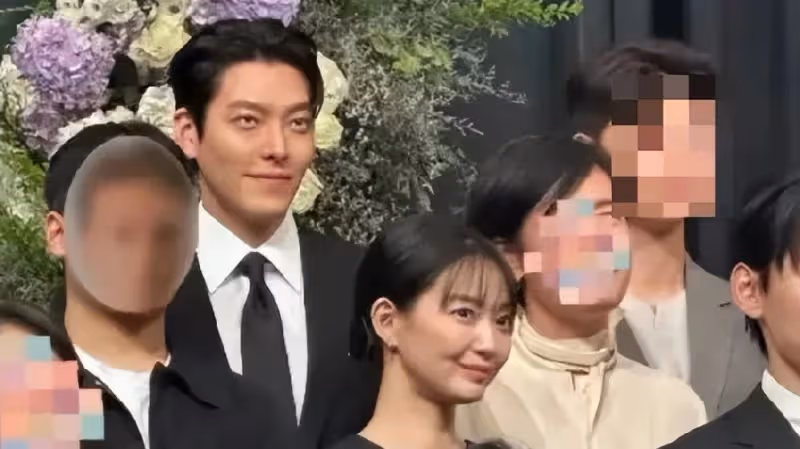 公開戀情9年，申敏兒和金宇彬出席婚禮，他像白馬王子般陪伴身邊