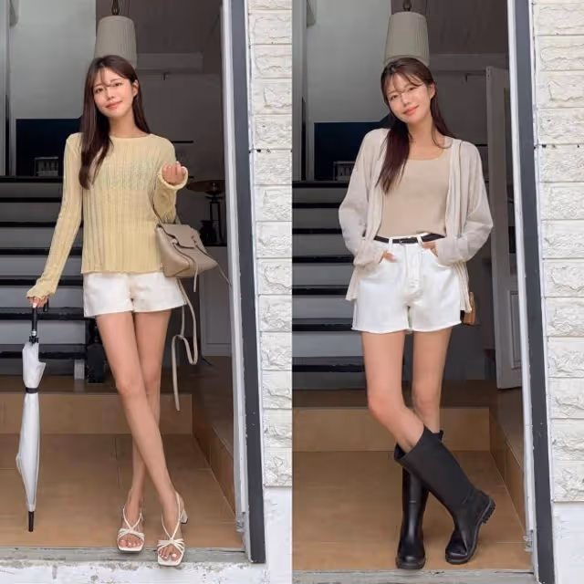 盛夏時節,就得玩點「裸腿殺」的樂趣,擁有好腿的女孩們這樣穿,又酷又時尚