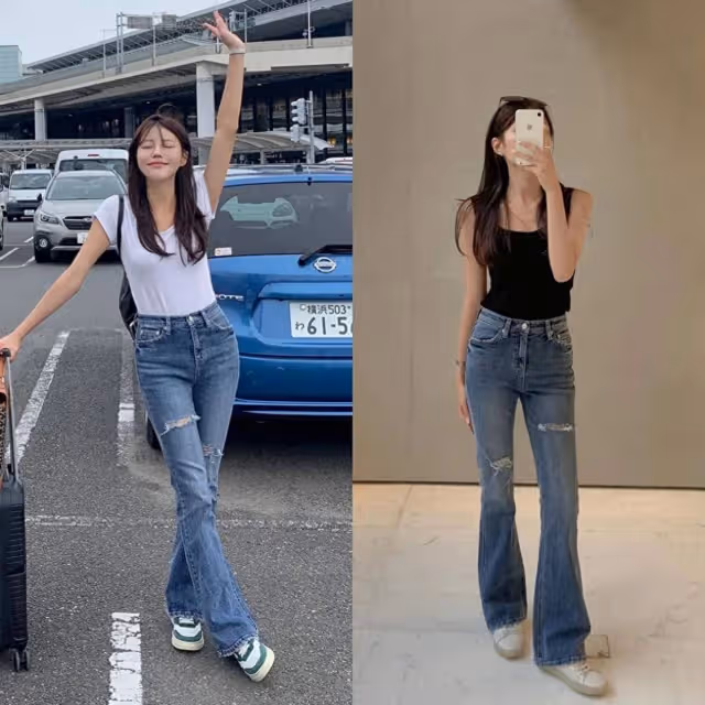 盛夏時節,就得玩點「裸腿殺」的樂趣,擁有好腿的女孩們這樣穿,又酷又時尚