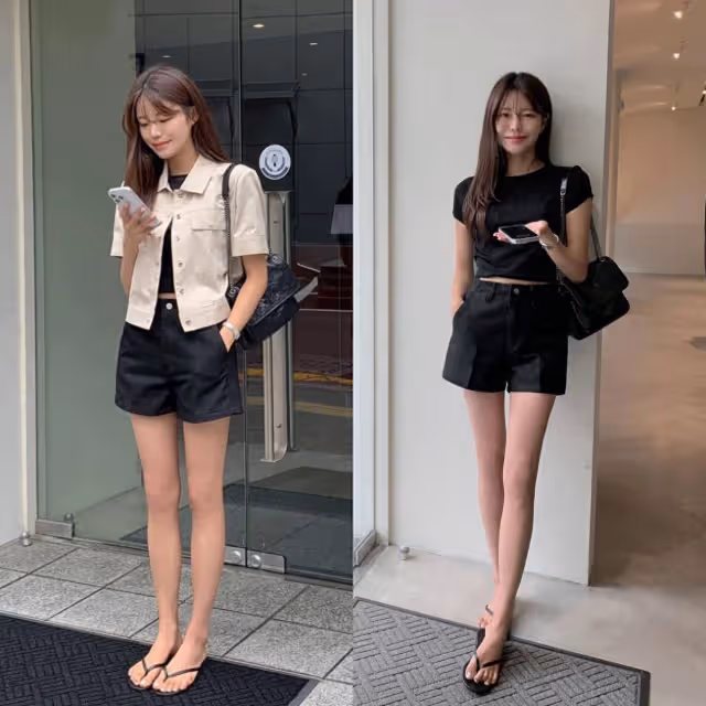 盛夏時節,就得玩點「裸腿殺」的樂趣,擁有好腿的女孩們這樣穿,又酷又時尚