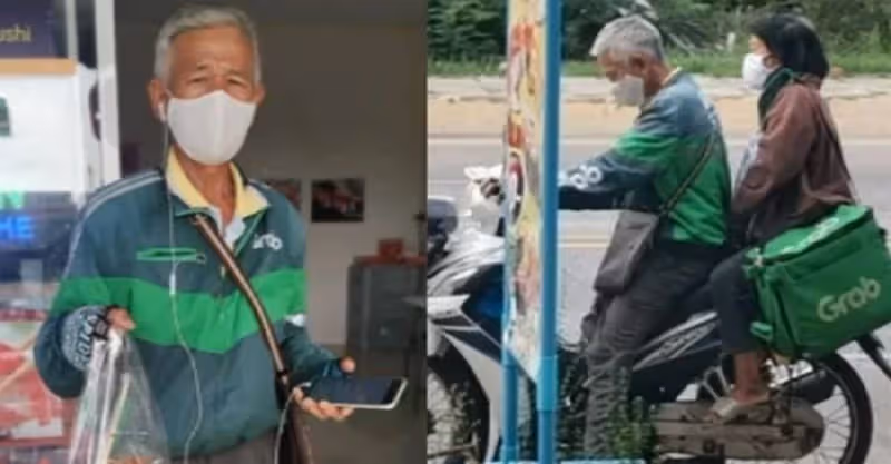不想成為子女負擔，70歲爺爺當起外送員：只要我還有體力，一個理由堅持，載老伴一起送餐