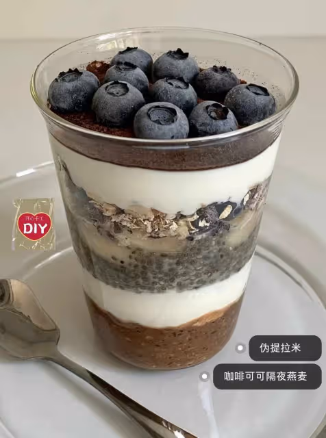 隔夜燕麥杯合集 減脂早餐首選‼️