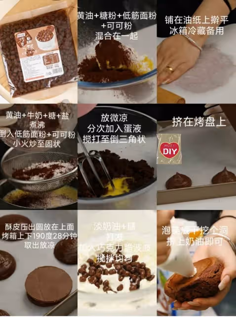 巧克力味波波大泡芙~愛死這個配方了‼️