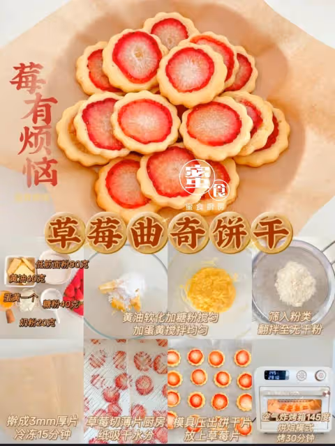自製新年小餅乾😋😋滿滿心意❤️做法簡單‼️好吃饞嘴😋😋