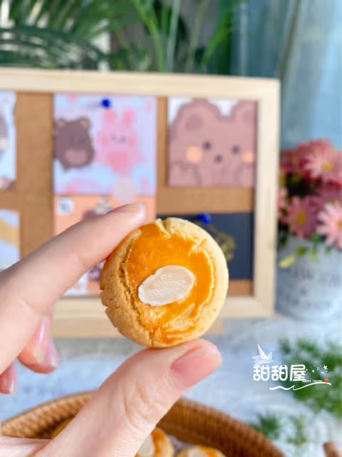 酥到掉渣🌈製作簡單的奶酥小餅乾，爆好吃‼️😋💜