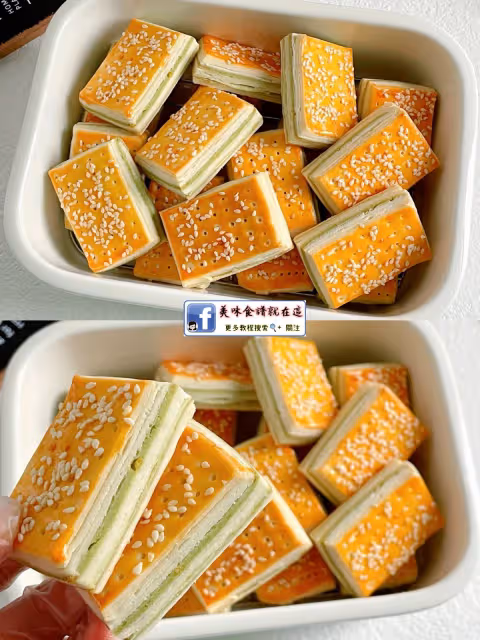 巨好吃的綠豆千層酥🔥香酥掉渣❗️新手也能做