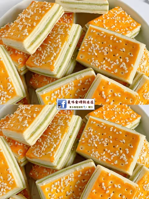 巨好吃的綠豆千層酥🔥香酥掉渣❗️新手也能做