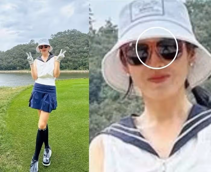 玄彬努力為孫藝珍拍照姿勢被發現,網友:讓老婆顯得更苗條更高