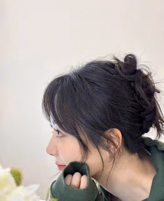 楊紫悠閒而隨意,在下午展現出他內心的自信和從容