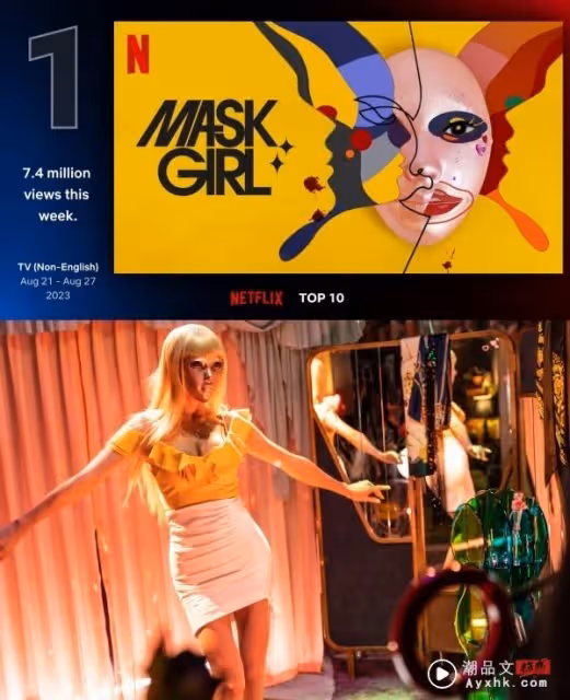韓劇《Mask Girl》分屍、裸戲超炸裂!衝上Netflix 非英文影集TOP 1