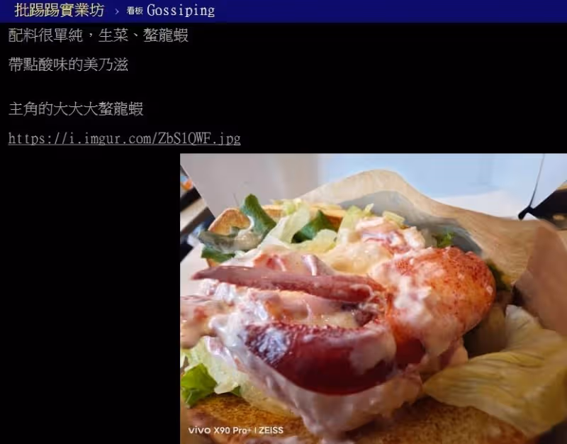 開箱麥當勞385元「螯龍蝦堡」 蝦肉長7公分!他吃完曝心得