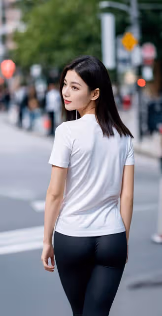 瑜伽褲凸顯曲線美,可以出街穿