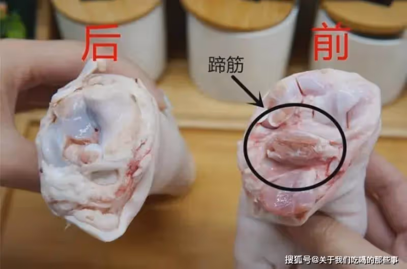 買豬蹄,分清「前蹄」和「後蹄」,區別很大,價格也不同,別買錯