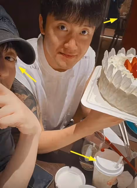30歲鄧倫為紋身男慶生,鬍子邋遢、手臂變粗,顏值被友人比下去!