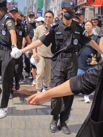 甄子丹瀋陽參加活動遇尷尬,保安手拉手如臨大敵,現場人少得可憐