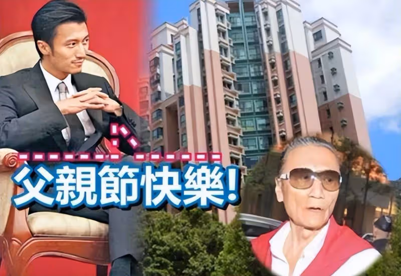 謝霆鋒留港陪父親喝茶,87歲謝賢傳病危後首露面,拄拐微笑比贊