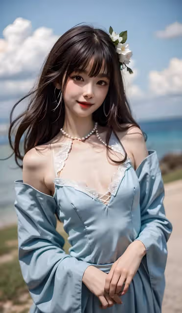人工智慧繪製小美日常著裝