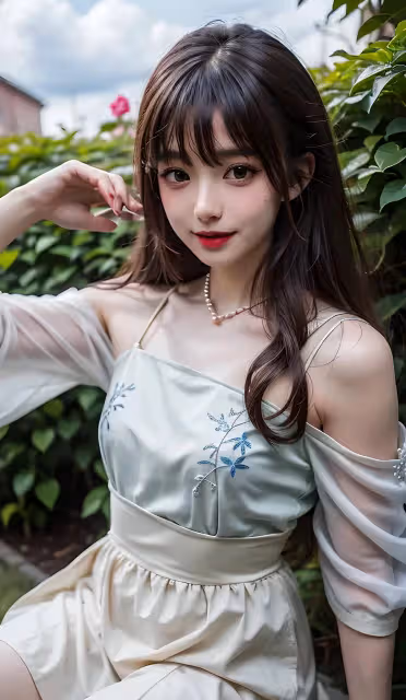 人工智慧繪製小美日常著裝
