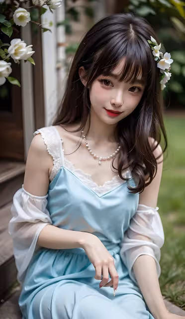 人工智慧繪製小美日常著裝