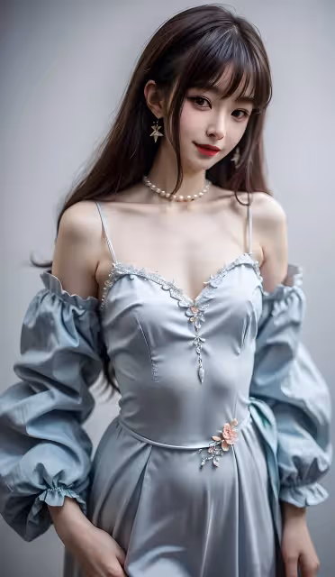人工智慧繪製小美日常著裝
