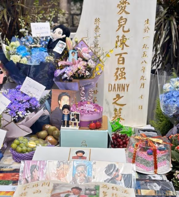 粉絲為陳百強打掃墓地送生日蛋糕,Danny65歲冥誕不寂寞
