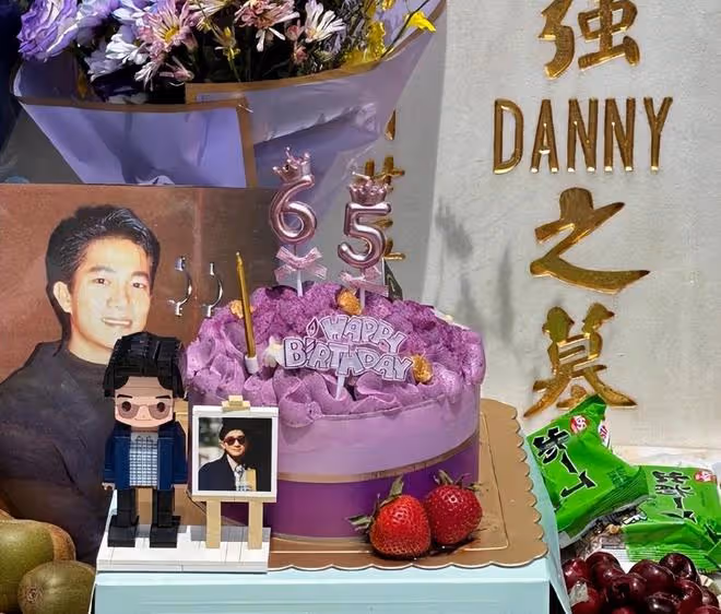 粉絲為陳百強打掃墓地送生日蛋糕,Danny65歲冥誕不寂寞