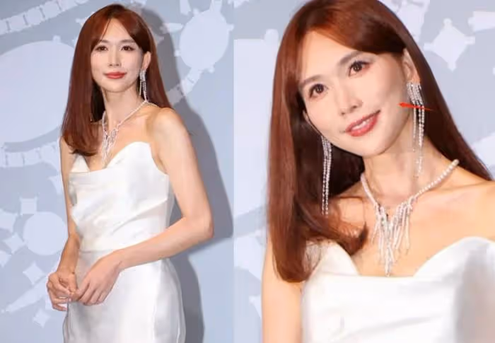 48歲林志玲模樣大變!臉僵浮腫蘋果肌凸出,皮笑肉不笑撞臉蔡明