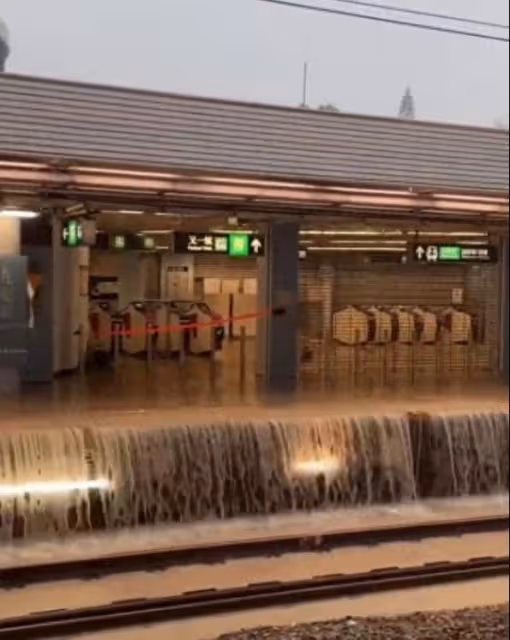 香港遇139年來特大暴雨!明星家中被淹,鄭希怡被困車內求救!