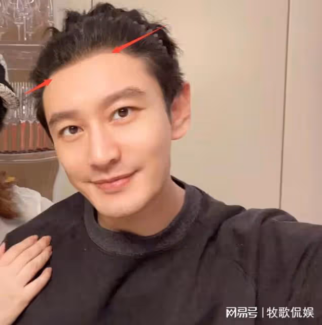 黃曉明上海豪宅內景曝光,牆壁掛自畫像好自戀,髮際線像假髮套